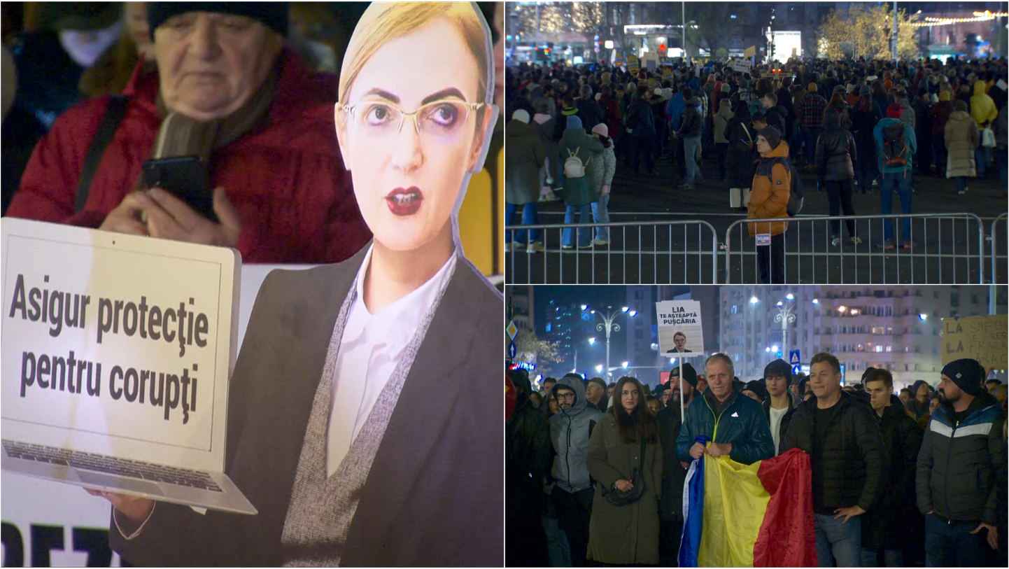 Protestele pentru independența justiției continuă. Românii ies în stradă pentru a patra zi la rând: 1.000 de oameni în Piața Victoriei