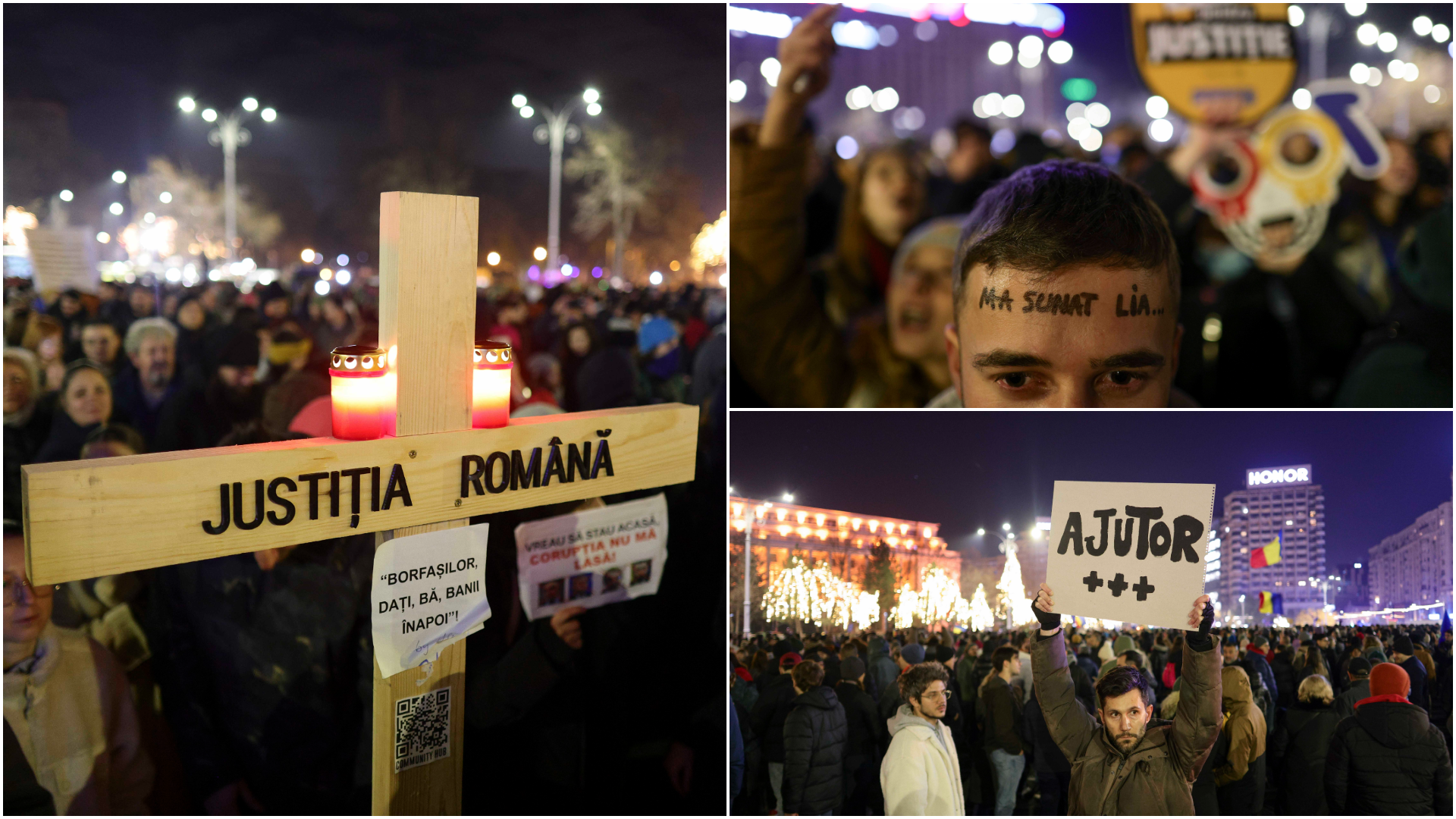A patra zi de manifestații pentru independența justiției. Mii de români au protestat în București și în alte orașe