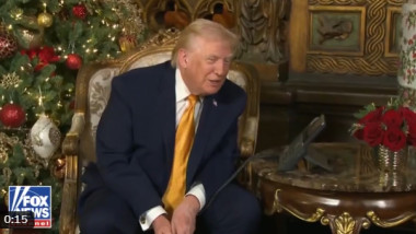 Donald Trump vorbește cu copiii despre Moș Crăciun Foto captură video X