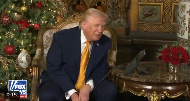 Trump le-a vorbit copiilor despre Moș Crăciun: „Ne asigurăm că niciun moș rău nu intră în țară”
