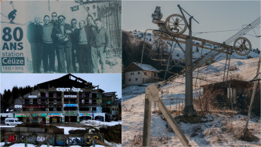 imagini cu stațiuni de schi abandonate din Franța