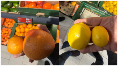 Diametrul lămâilor și portocalelor sunt sub cât ar trebui să fie, notează directorul ANPC FOTO Facebook / Paul Anghel