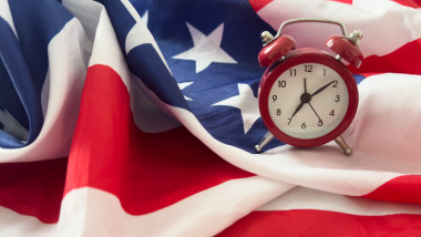 ceas drapel sua steag american timp