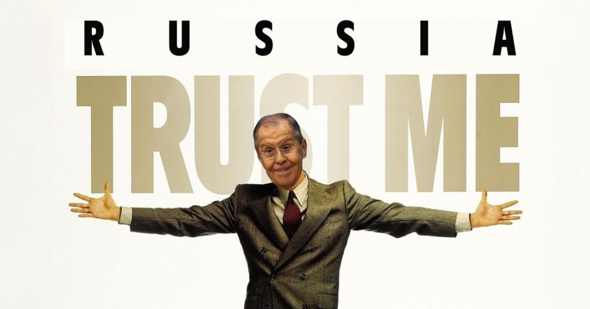 Ucraina ironizează Rusia cu o caricatură a lui Lavrov