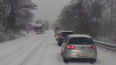 Sibiu: Doi bărbaţi au murit după ce camionul încărcat cu lemne cu care circulau s-a răsturnat într-o râpă