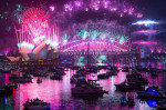 Sydney, Australia. 1 January 2026. Australia celebrates the arrival of 2026 with a midnight fireworks display on Sydney Harbour. Credit: Robert Wallace / Wallace Media Network / Alamy Live News