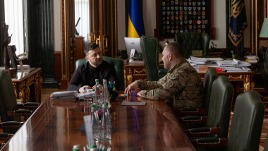 Întâlnire Zelenski-Maliuk. Foto Profimedia