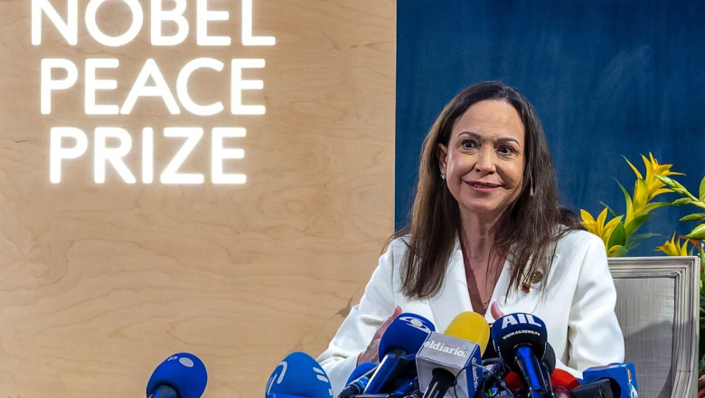Reacția Institutului Nobel după ce Maria Corina Machado a spus că vrea să împartă premiul cu Donald Trump