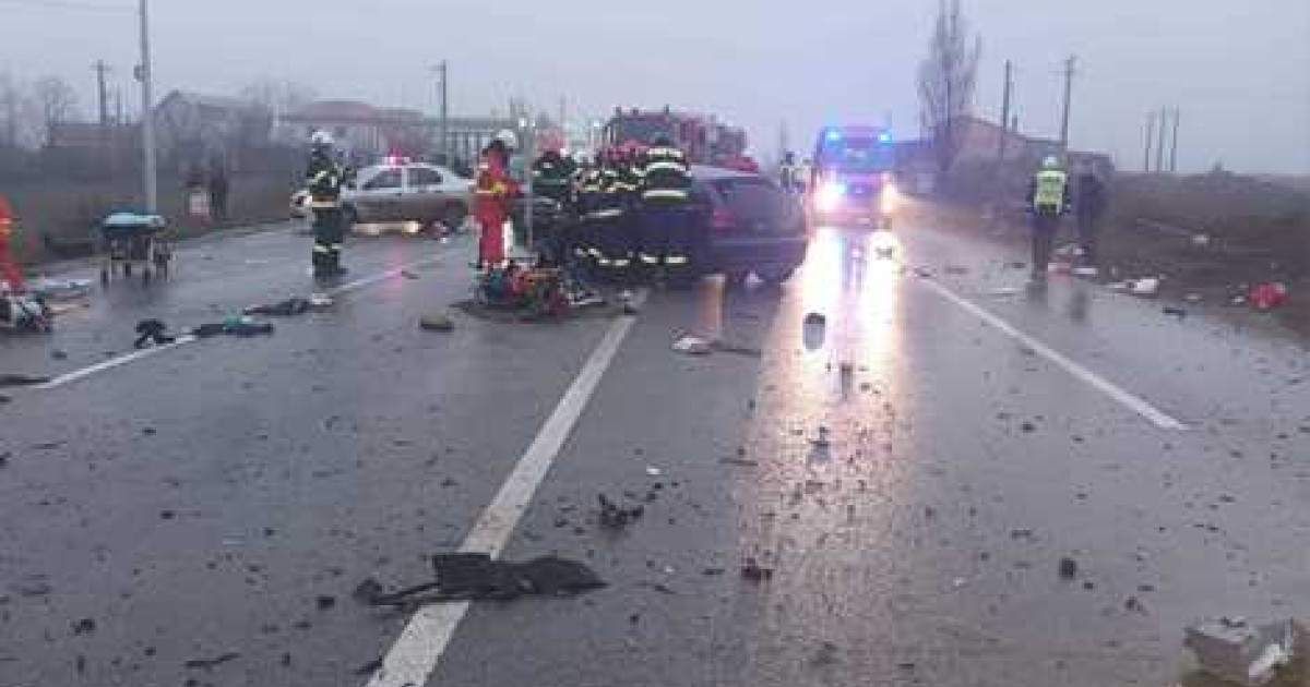 Accident grav pe E85, în Neamţ: un mort şi cinci răniţi, între care doi copii. Trafic blocat pe ambele sensuri