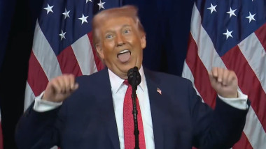 donald trump grimasa