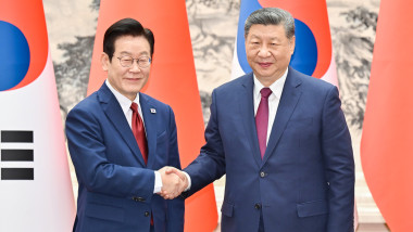 CHINA BEIJING XI JINPING ROK LEE JAE MYUNG TALKS (CN)