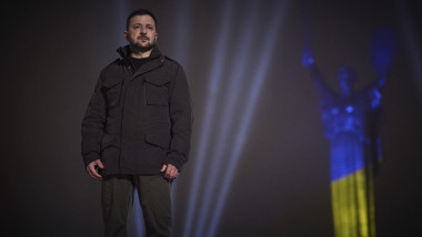 Ukrainian President Zelenskyy New Year Address, Kyiv, Kiev Oblast, Ukraine - 31 Dec 2024