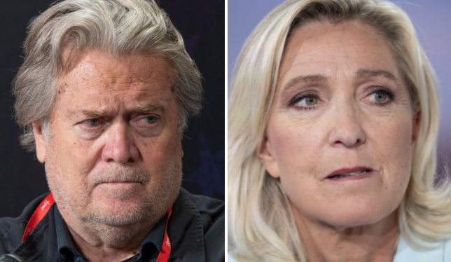 Steve Bannon, fost consilier al lui Donald Trump, mizează pe Marine Le Pen în prezidenţialele din Franţa, pentru „a ucide UE”
