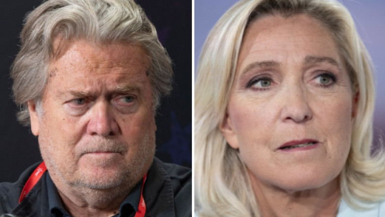 Steve Bannon, fost consilier al lui Donald Trump, mizează pe Marine Le Pen în prezidenţialele din Franţa, pentru „a ucide UE”
