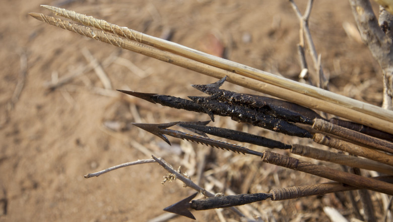 Tanzania: Hadzabe tribe in Lake Eyasi