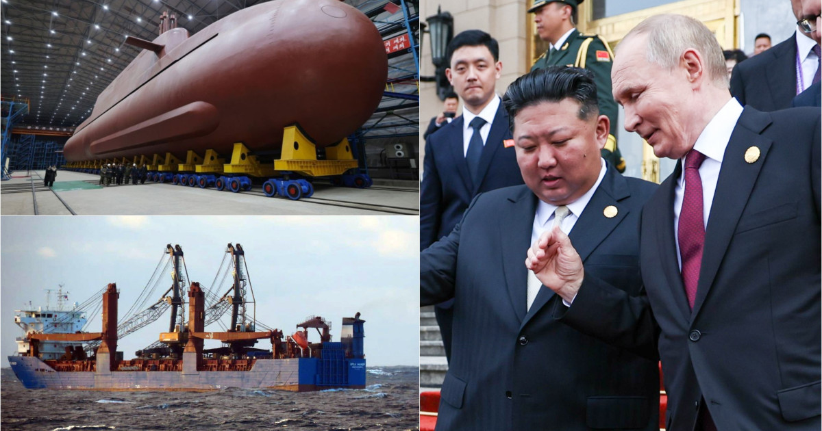 Un vas scufundat cu un cadou de la Putin. Cum a ajuns pe fundul Mediteranei o piesă critică a celui mai nou submarin al lui Kim Jong Un
