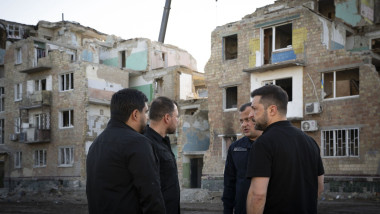 Ukrainian President Volodymyr Zelenskyy Pays Tribute To Civilians Killed In Russian Attack