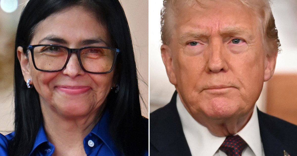 Trump, mulțumit de activitatea lui Delcy Rodriguez: „Face o treabă excelentă. Petrolul din Venezuela... Kép