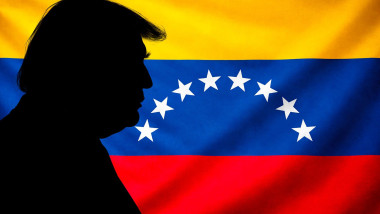 Donald Trump drapel steag Venezuela