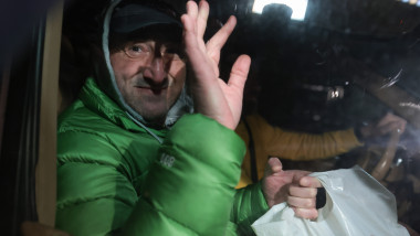 Nelu Iordache părăsește penitenciarul Rahova din București, 16 ianuarie 2026. Inquam Photos / George Călin