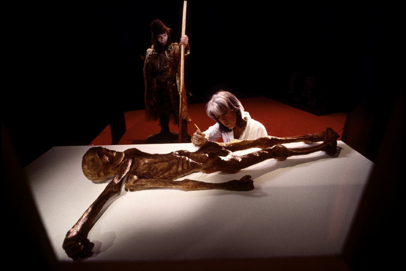 Reconstruction of Otzi the Iceman