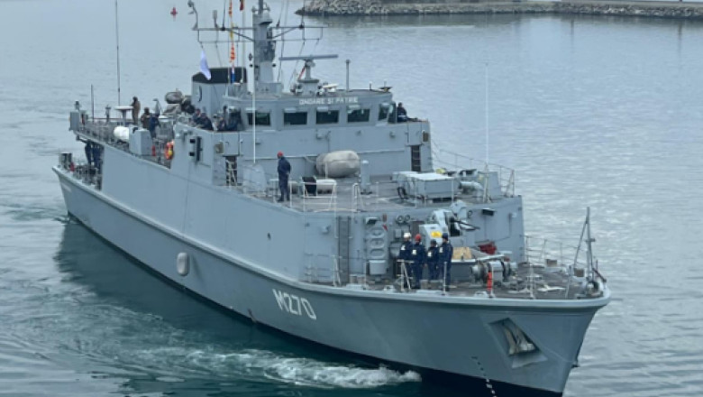 Vânătorul de mine M 270, misiune în Marea Neagră, alături de nave din Bulgaria şi Turcia