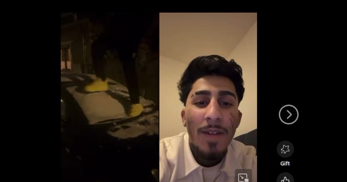 Mașini vandalizate după ce un adolescent de 16 ani a urmat o provocare pe TikTok. „Sparge vere, sparge, dă-i bine!”