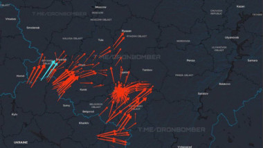 Atac ucrainean cu drone la Voronej. Foto X Visegrad 24