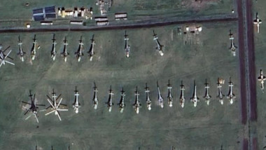 „Cimitirul elicopterelor”. Foto X