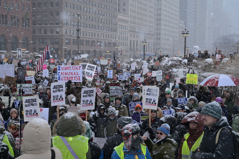 Protests against ICE in Chicago