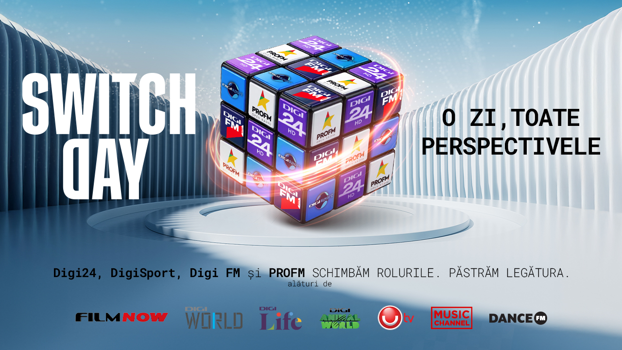 O zi, toate perspectivele: figurile emblematice ale Digi24, DigiSport, Digi FM și PRO FM fac schimb de microfoane pe 29 ianuarie