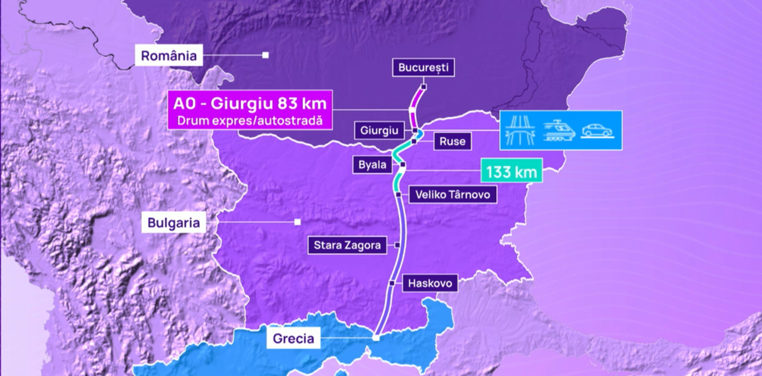 Autostrada din România până în Grecia ar putea deveni o realitate, cu ajutorul bulgarilor. Care este termenul estimat de finalizare