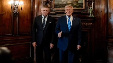 Robert Fico, la întâlnirea cu Donald Trump