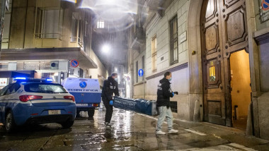 Cadavrul de pe Via Nerino. Foto captură video