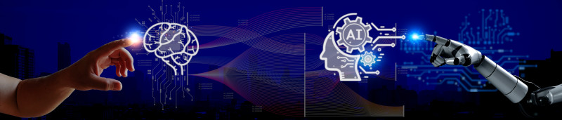 Workers exchange information with AI to improve their future work capabilities.