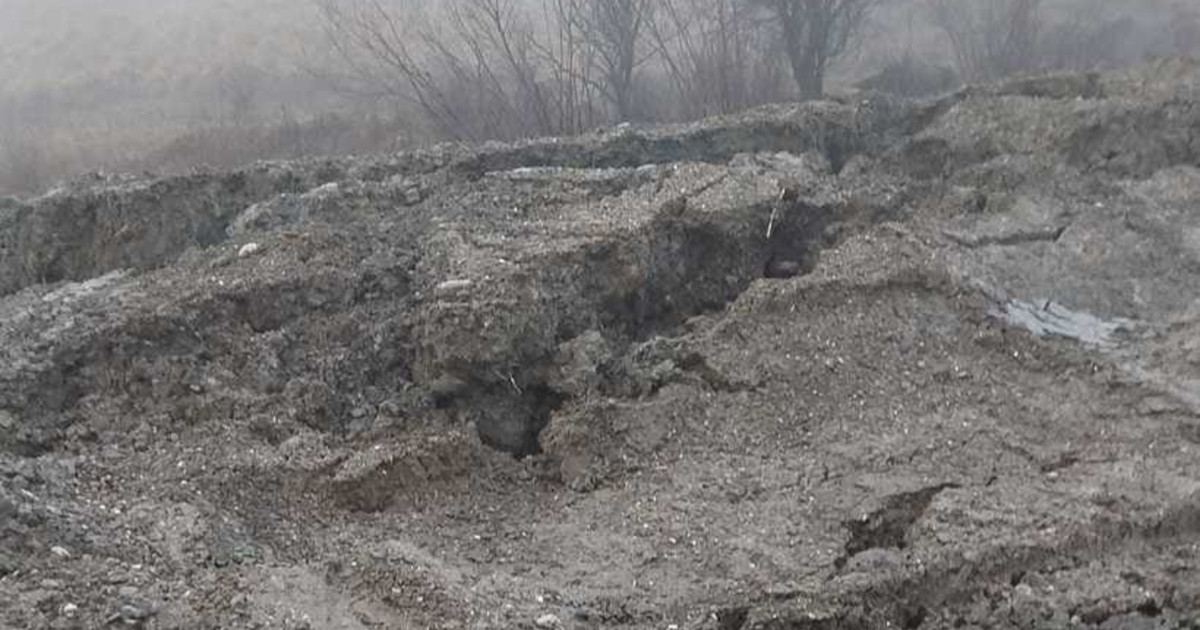 Alunecări de teren în Buzău