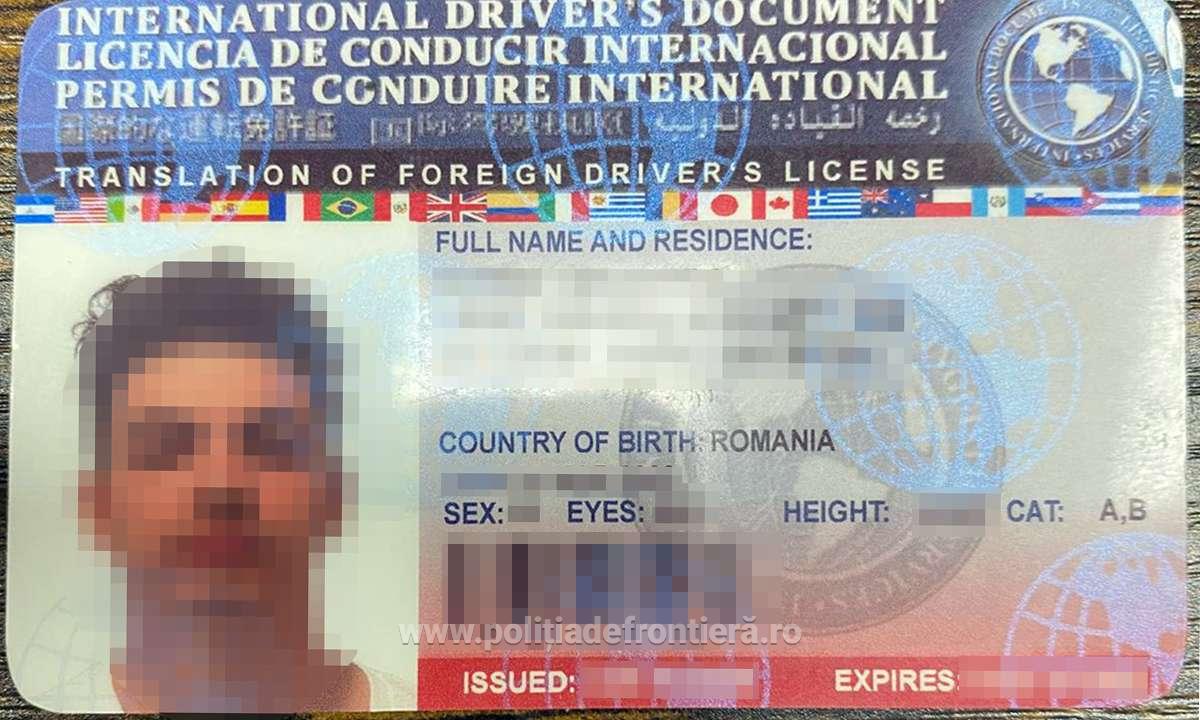 Minor din Dolj, prins la volan de polițiștii de frontieră cu un permis fals. Documentul părea eliberat de autorităţile din SUA
