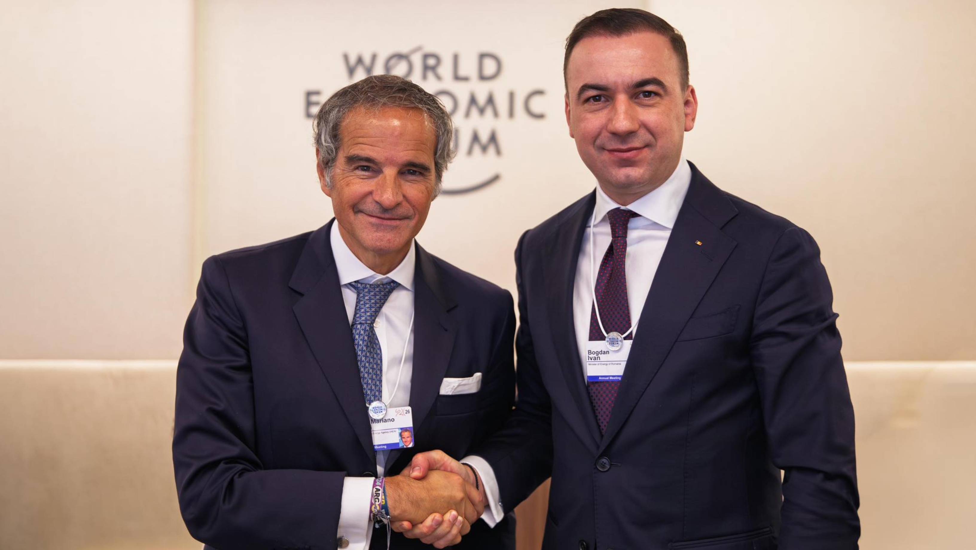 Bogdan Ivan, discuții cu șeful AIEA la Davos. Mesajul ministrului Energiei: „Energia nucleară nu este o dezbatere teoretică”