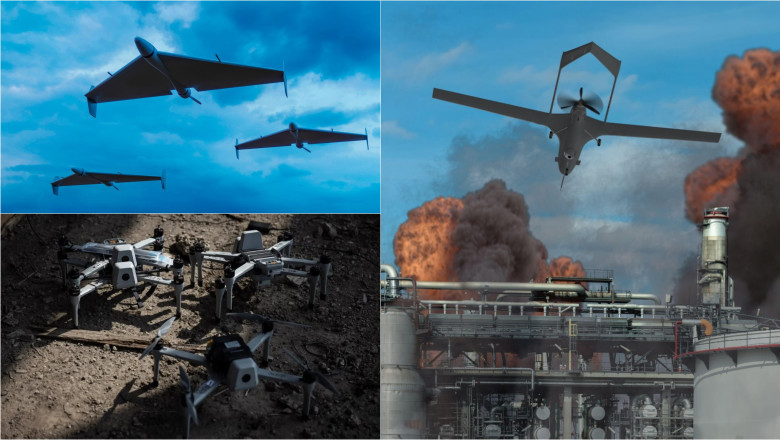 drone folosite de ucraineni și ruși în război