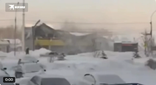 Acoperișul unui centru comercial din Siberia s-a prăbușit: un mort și doi răniți