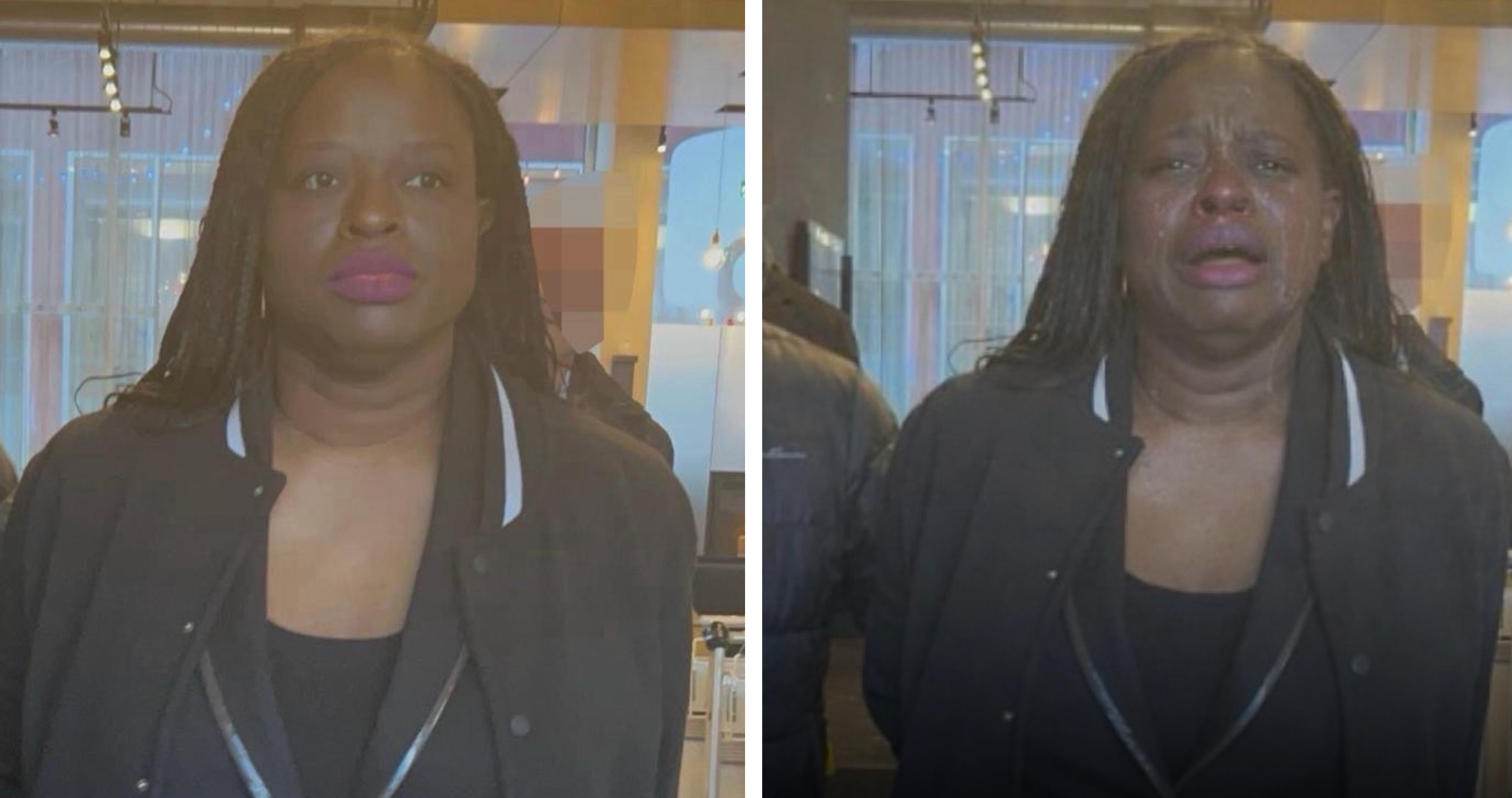 Casa Alba a modificat digital imaginea unei femei arestate dupa un protest faţa de ICE