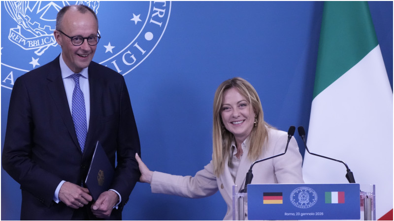 Friedrich Merz Giorgia Meloni 2