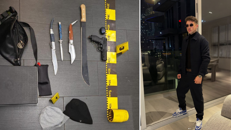 Trapperul MGK, reținut după o bătaie la o sală din Capitală: alți 6 tineri, săltați de poliție. Aveau la ei cuţite, pistoale și săbii