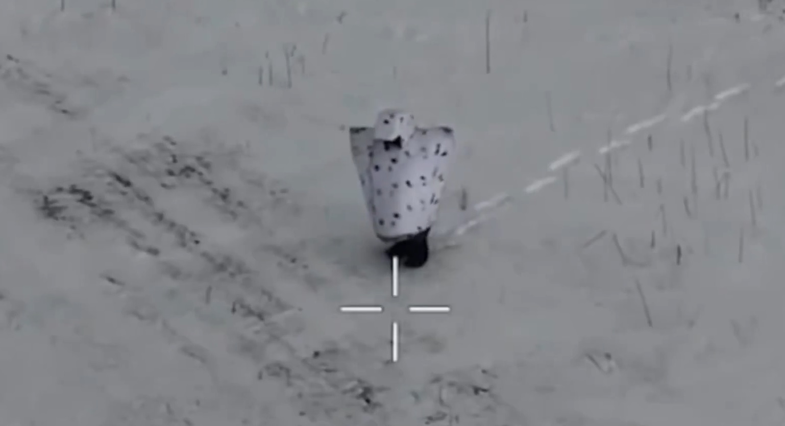 Un nou procedeu de camuflaj testat de ruși: îmbrăcămintea de pinguin. Dronele ucrainene nu se lasă păcălite