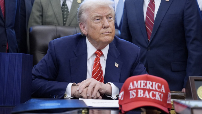 Donald Trump participates in a bill signing - Washington