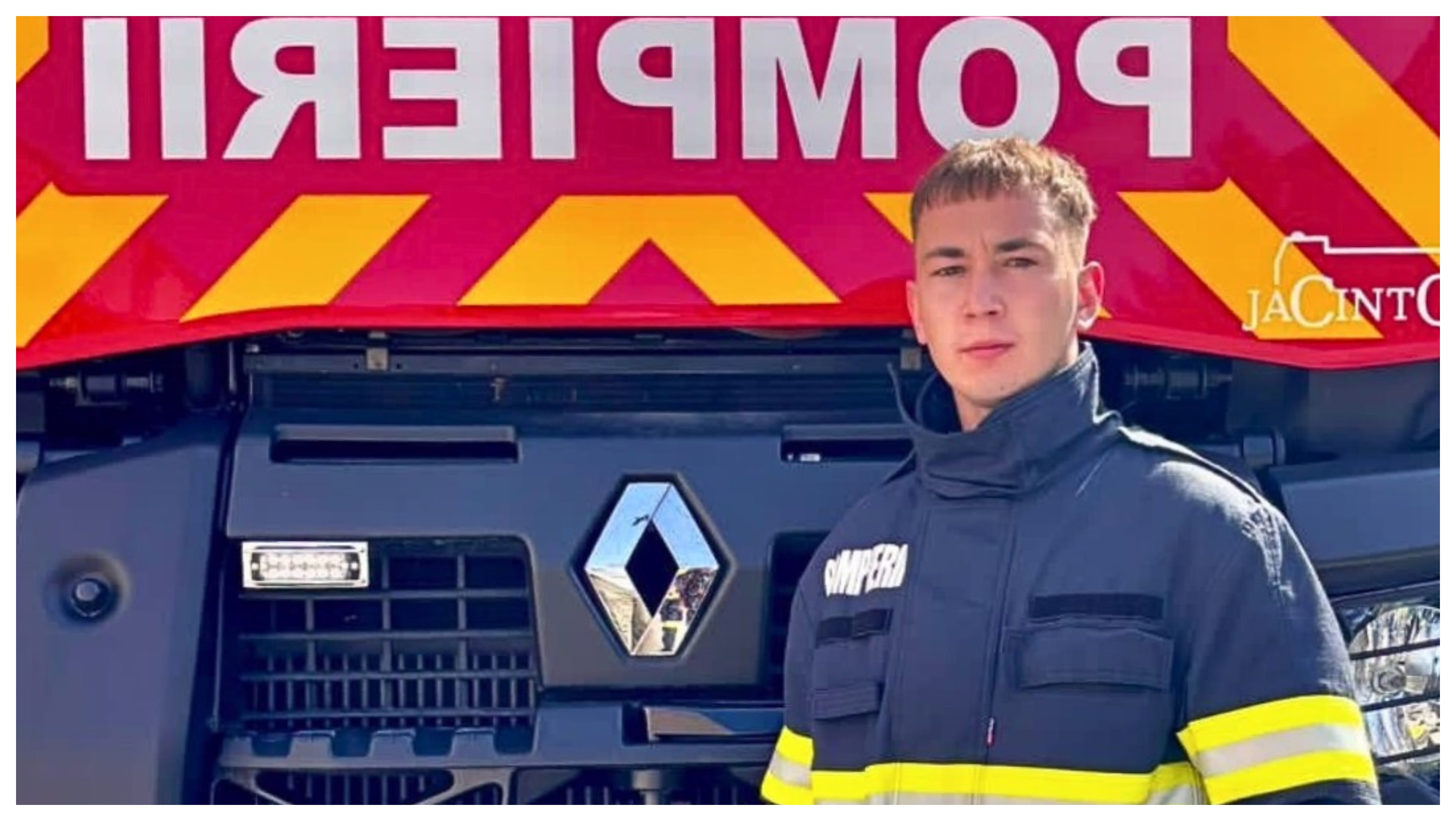 Un pompier aflat în timpul liber a salvat un tânăr de 19 ani dintr-o mașină avariată: „Sunt aici să te ajut”