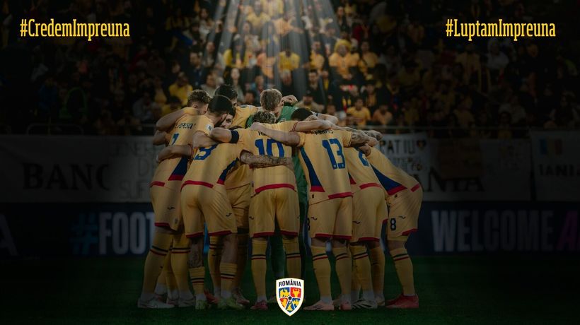 Mesaj manifest al naţionalei de fotbal pentru toţi românii: „Fiţi un zid de susţinere, nu o sursă de îndoială”