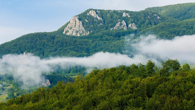 Summer landscape in Apuseni Mountains-Romania
