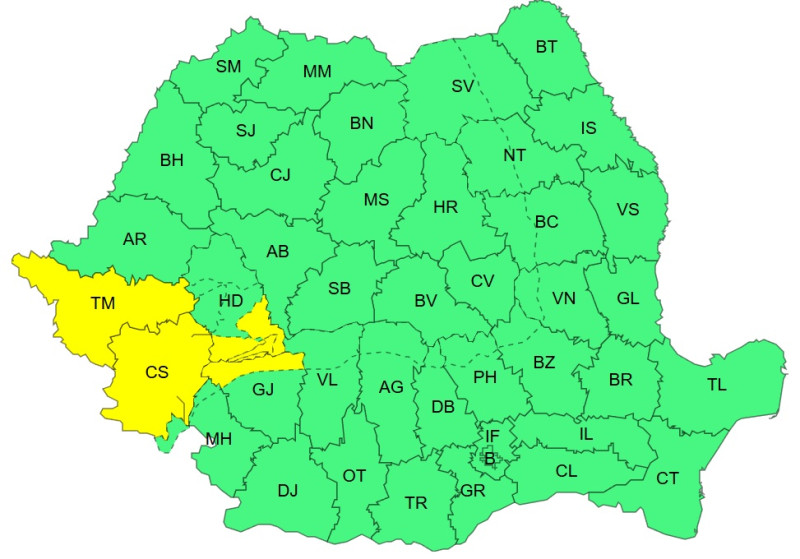 Noi alerte meteo de ploi, ninsori viscolite și vânt puternic. Care sunt zonele vizate de cod galben și cum va fi vremea în București 2