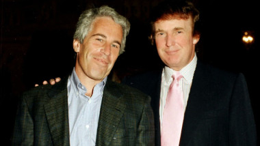 Jeffrey Epstein și Donald Trump.